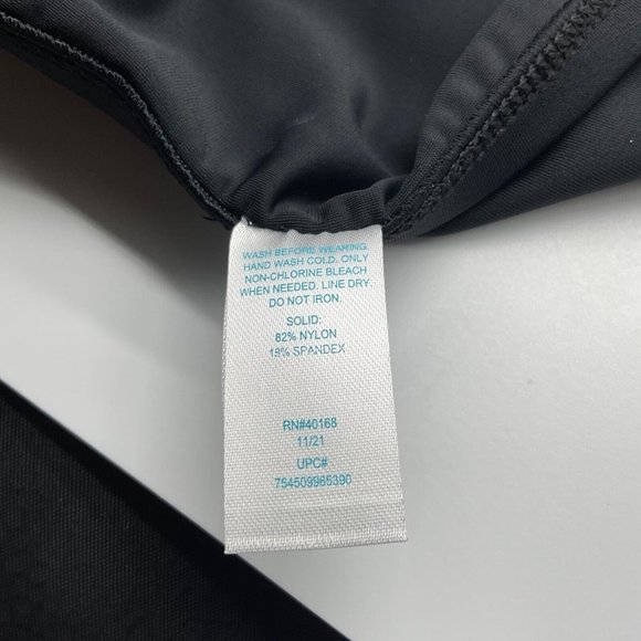 Bal Harbour Women's Ruched Adj. Side Tummy Control Swim Brief XXL (20) Black - Picture 6 of 8